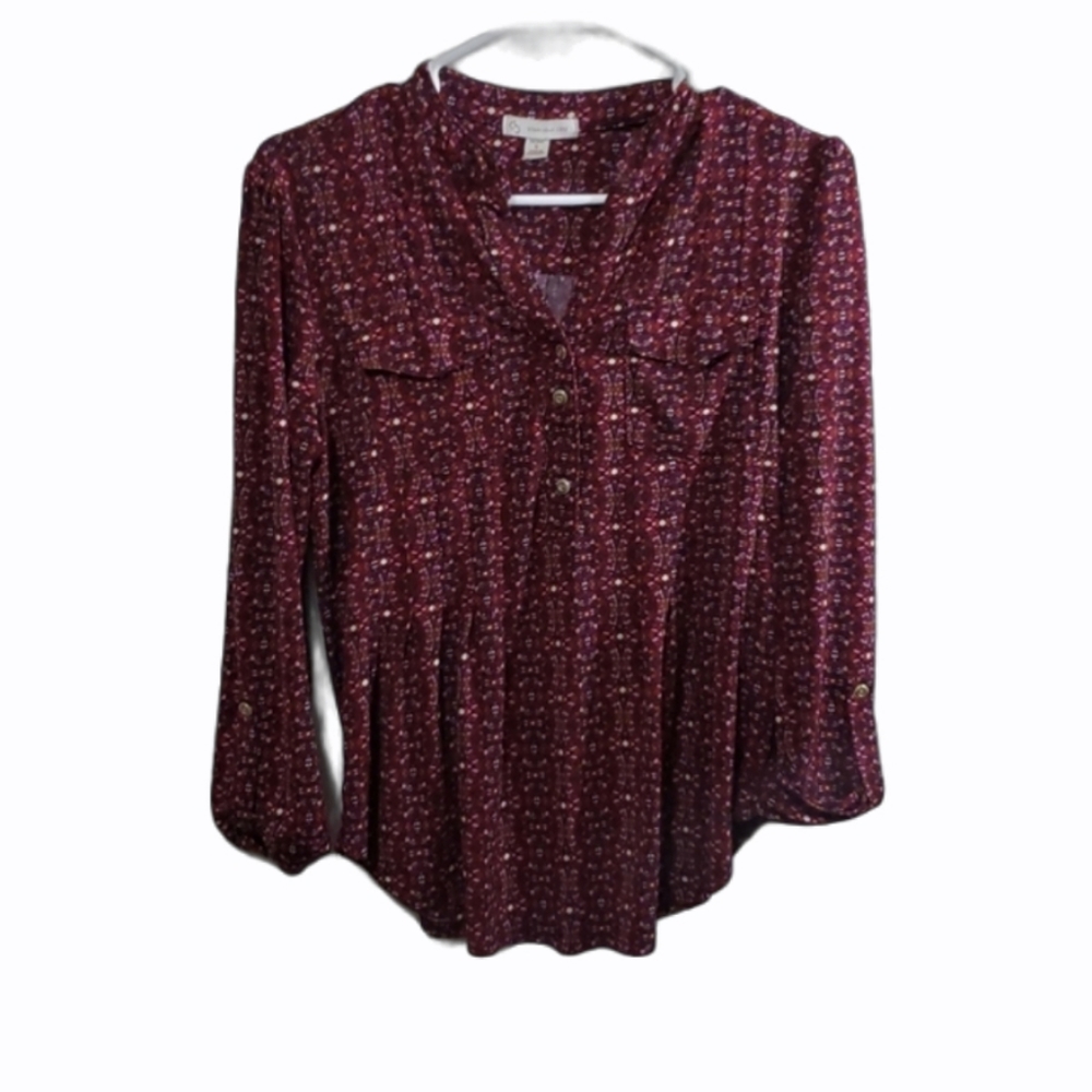 db Established 1962 Pintuck Blouse Size  S